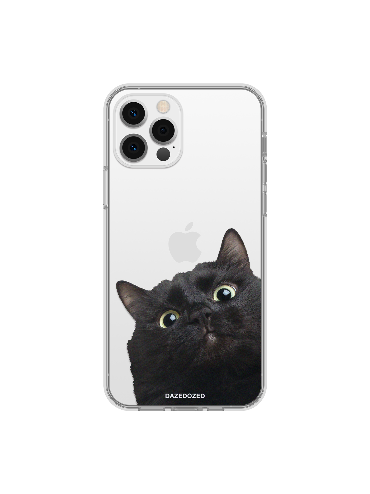 Peeking Black Cat Phone Case